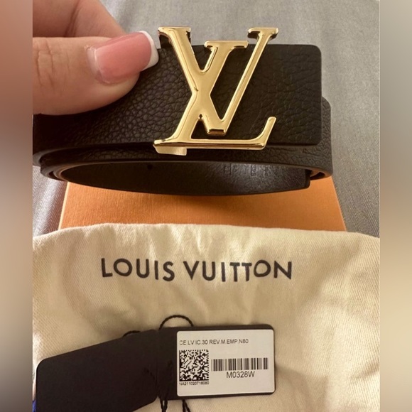 LOUIS VUITTON ICONIC 30MM REVERSIBLE BELT